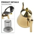 thumbnail image 2 of Kitchen Stainless Steel Teapot Infuser Coffee Pot Induction Cooker Kettle, 2 of 10