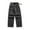 Gray, variant on IROINNID Men's Cargo Pants Outdoor Pants Straight-leg Cargo Paratrooper Pants Sports Pants Flat-cut Pants,Purple