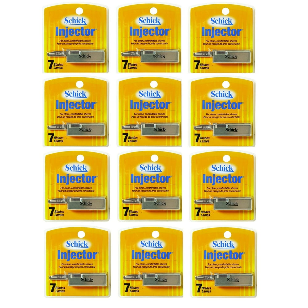 Schick Injector Blades 7 Ct. Each (Pack of 12)