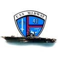 thumbnail image 3 of CafePress - USS Midway Ship Seal V2 - 15 oz Ceramic Large White Novelty Mug, 3 of 6