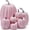 Light Pink-7pcs, variant on 7Pcs Artificial Pumpkins Halloween Decoration, Lifelike Simulation Mixed Harvest Fall Foam Pumpkins for Halloween Thanksgiving Home Party Supplies (Black-7Pcs)