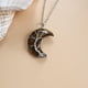 thumbnail image 3 of Collar de cristal jinwen con colgante de Árbol Piedra Luna, 3 of 5