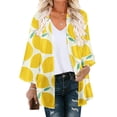 thumbnail image 1 of Nouveaux Hauts pour Femmes 2023 Mode Col Rond Grande Taille T-Shirt à Manches Longues Blouse Imprimée Automne Chandail en Molleton à Manches Longues pour Femmes, 1 of 5
