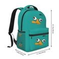 thumbnail image 2 of Perry The Platypus Backpack Cute Printed Lightweight Casual Unisex Laptop Computer Bookbag School Hiking Work Business Travel Daypacks Gifts, 2 of 6