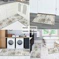thumbnail image 4 of Boho Kitchen Rug Mats for Floor Set of 2 Pieces Moroccan Modern Geometric Kitchen Rugs and Mats Non Skid Washable Kitchen Floor Mat(17" Wx30 L+17" Wx 47" L), 4 of 6