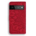 thumbnail image 2 of Allytech Case for Google Pixel 6 Pro Case, Premium PU Leather Slim Fit Credit Cards Holder Kickstand Shockproof Protective TPU Back Cover Wallet Case for Google Pixel 6 Pro, Red, 2 of 6