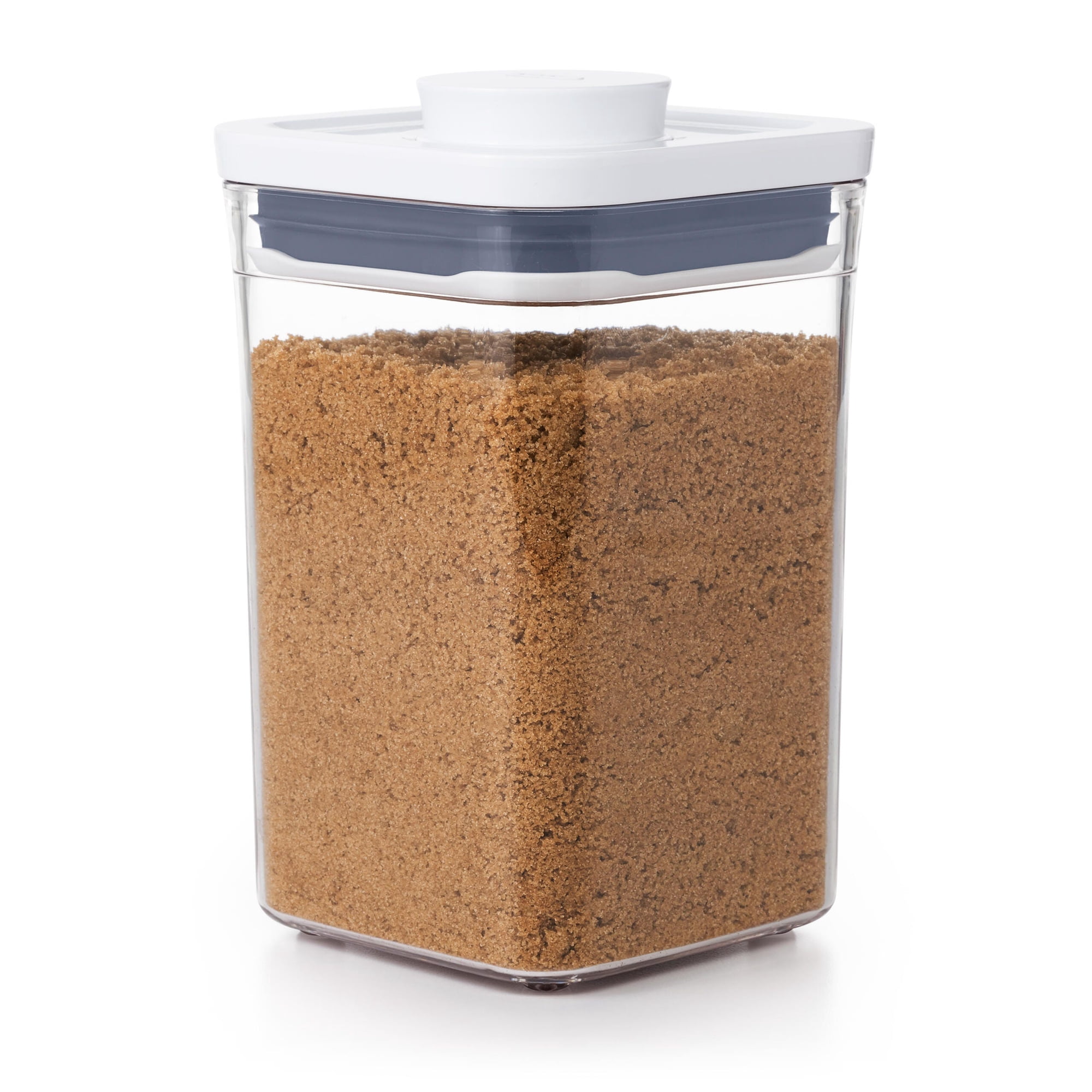 OXO POP Container 1.1-Qt Short Small Square Food Storage Container, White