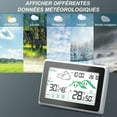 thumbnail image 2 of Wireless Weather Station, Indoor Outdoor Thermometer with Multi-Sensor Compatibility, Ideal for Monitoring Environmental Changes in Your Home or Office (Fashionable Design,, 2 of 5