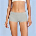 thumbnail image 2 of yboeqw Ladies Ice Silk Seamless Panties Thin Breathable No Show Mid Thigh Length Underwear Size L, 2 of 5