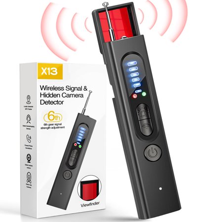 GZXIHTZ Hidden Camera Detectors, Mini Anti-Spy Camera Detector, Portable RF Signal Scanner, Bug Detector, Listening Devices Detector, GPS Tracker Finder for Home, Car, Office, Hotel, Travel