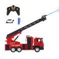thumbnail image 3 of Limorve 2.4GHz RC Firetruck with Rotating Ladder, 9 Channel Spraying Water Pump Remote Control Fire Engine Toy, 3 of 11