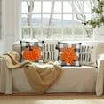 thumbnail image 2 of Yakuyir Fall Pillow Covers Buffalo Plaid Pumpkin Maple Leaf 18x18 Set of 4 linens Cotton Happy Harvest Hello Fall Decor Throw Pillows Autumn for Accents Outdoor Home Sofa Couch Decorations, 2 of 5
