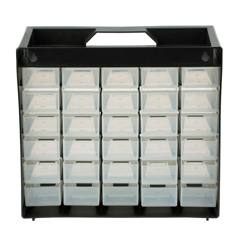 30 drawer plastic parts storage hardware