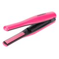 thumbnail image 4 of Plancha de pelo de iones 2 en 1, rizador, placa calefactora de cerámica PTC, estilizador de pelo liso y rizado, color rosa, 4 of 8