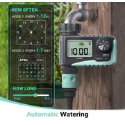 RainPoint Digital Hose Timer, Programmable Automatic Sprinkler Watering Controller for Garden Outdoor (ITV105)