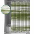 thumbnail image 2 of Shower Curtain, Vintage Sage Green Stripe Waterproof Shower Curtain Set with Hooks for Bathroom Showers,Stalls and Bathtubs,72x72In Watercolor Ombre Line, 2 of 9