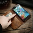 thumbnail image 2 of LEDEX Luxury Leather Magnetic Wallet Case Card Slot Cover Pouch Stand Flip for iPhone 13 Pro Max (Coffee), 2 of 9