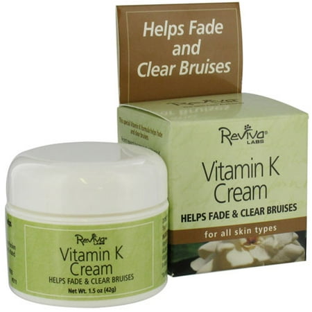 Reviva Vitamin K Face Cream For All Skin Types - 1.5 (Best Vitamin K Cream For Broken Capillaries On Face)