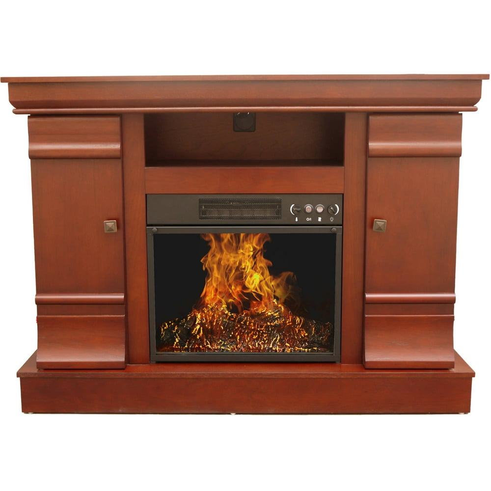 Decor Flame Electric Fireplace with 42"Mantle - Walmart.com - Walmart.com