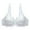 22-White, variant on YWDJ Push up Bras for Women Lounge Bras Underwire Comfortable Bras Adjustable Straps Full Coverage See Through Bras Padded Lace Bras Wrap Sleep Bras Blue XL