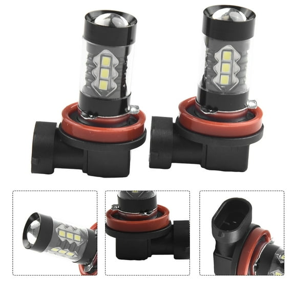 Coconut Ok 2Pcs Led Fog Bulbs H8 H11 Fog Lights White 6000K High Power Lamp 80W Headlights Auto Lamp 12V-24V
