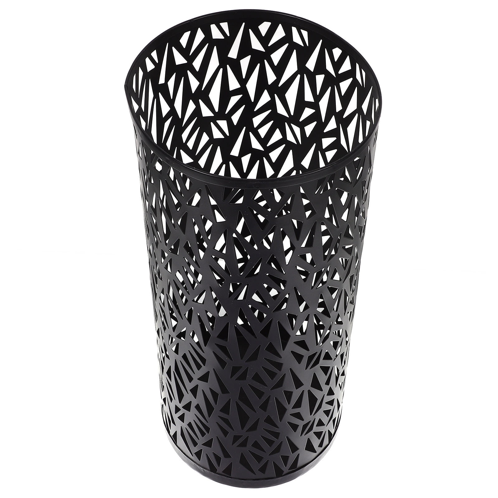 LABSERRON 1Pack Iron Umbrella Holder Stand Rustic Metal Hollow Round Shape For Indoor Use