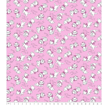 UPC: 0887816366151 | Disney Marie Amie Je Taime Paris Cotton Fabric