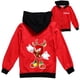 thumbnail image 4 of Chaqueta con capucha y cremallera de Sonics para primavera y otoño, informal, para mujer, sudadera con dibujos animados de anime, ropa de gran tamaño para parejas, abrigos, disfraz para niñas y niños, 4 of 5