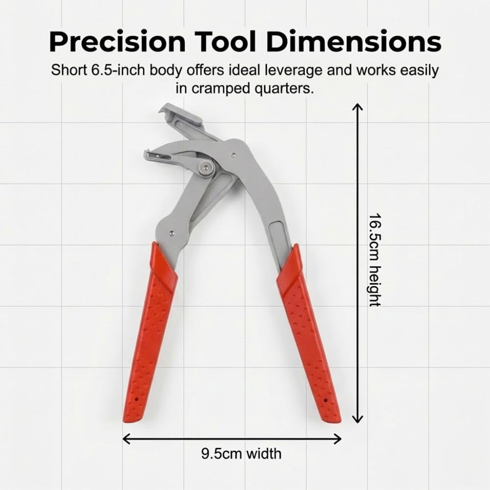Car Clip Pliers & Trim Removal Tool, Multi-Functional Panel Removal Pliers for Auto Interior, Plastic Clip Rivet Buckle Remover, Damage-Free Automotive Disassembly Tool