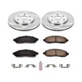 thumbnail image 3 of Power Stop Front Stock Replacement Brake Pad and Rotor Kit KOE4611, 3 of 8