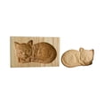 thumbnail image 1 of DIY Baking Moulds Wooden Cookie Cookie Moulds Embossing Craft Decorative Baking Tools For Christmas Thanksgiving Christmas Kitchen Food Shape for Toddlers Shaped Mini Star Cookie Christmas Mini Cookie, 1 of 4