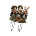 thumbnail image 3 of Estaca de jardín de Pascua, figura acrílica, estacas de jardín, decoración de jardín, regalos, escultura de animal, estatua de conejo para césped al Estilo G, 3 of 8
