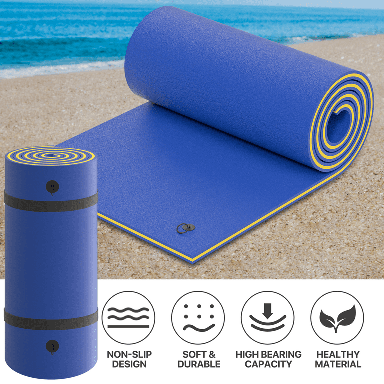 Goplus Floating Water Pad, Lily Pad for Water Recreation and Relaxing,  Tear-Resistant XPE Foam Floating Mat for Beach, Ocean, Lake