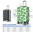 thumbnail image 6 of Balery Luggage Cover Green Leaves Print Suitcase Covers for Luggage Elastic Washable Suitcase Protector Fits 18-32 Inch Luggage-Small, 6 of 9