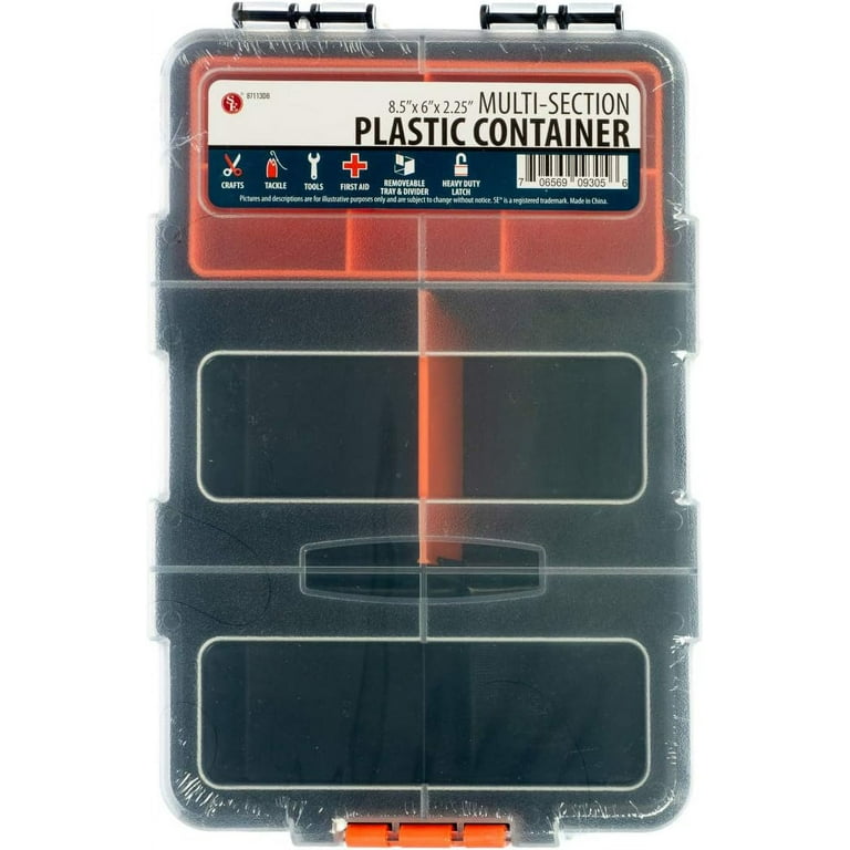 SE Multi-Section Plastic Container - 87113DB - Walmart.com