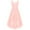 Pink, variant on DPOIS Kids Beaded Flower Girls Dress High Low Hem Festival Dress V Neck Princess Pageant Gown
