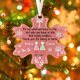 thumbnail image 2 of Adornos navideños de cristal marino | Colgantes hechos a mano con forma de copo de nieve | Regalo de recuerdo de amistad | Decoración navideña acrílica 2D para el hogar, 2 of 6