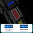 thumbnail image 4 of Linterna LED + COB Carga micro USB IPX4 Impermeable 400LM 4 modos Lámpara de camping, 4 of 6
