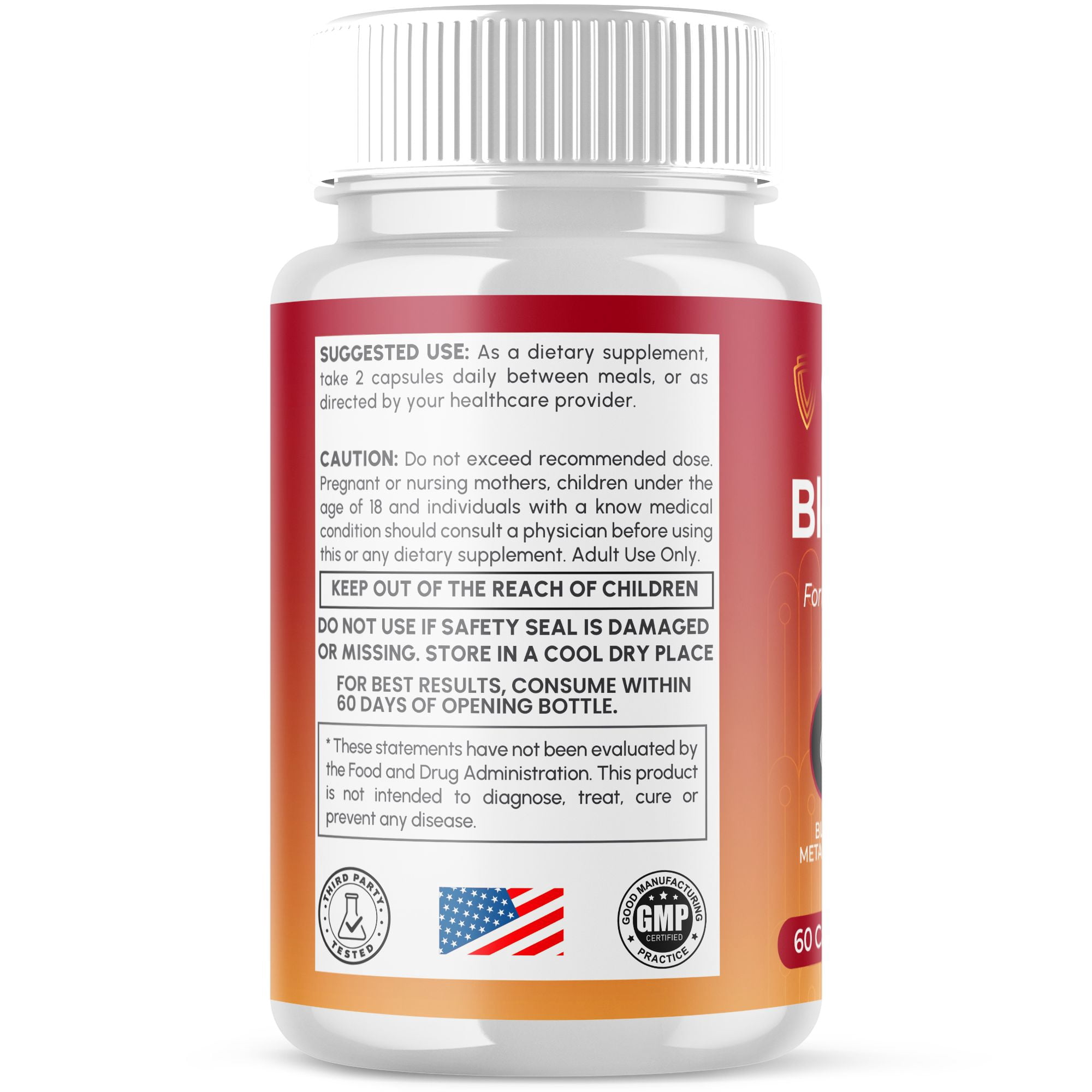 Glycoguard Blood Balance Support Pills Advanced Formula Vitamin Supplement Glyco Guard 120 Capsules
