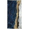 thumbnail image 2 of Marble Waterproof Tablecloth,Abstract Navy Blue Marble Gold Foil Fabric Reusable Oil-Proof Table Cover for Kitchen Dining Room Party Holiday Celebration Decor Rectangle-60 x120, 2 of 6
