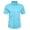 Light Blue, variant on Mens Wrinkle Free Button Down Shirts Short Sleeve Untucked Shirts Casual Summer Shirt