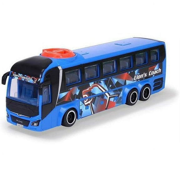 Dickie City Bus - With Steering Wheel Function, 26.5 cm, Free Wheels, 203744017