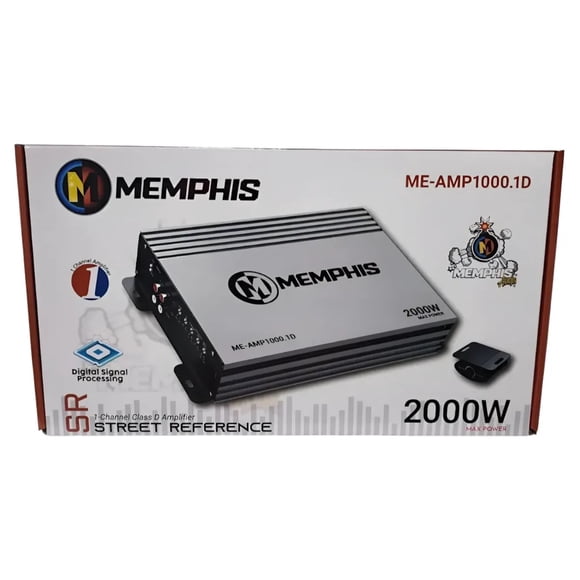 Amplificador Memphis Me-amp1000.1d Clase D