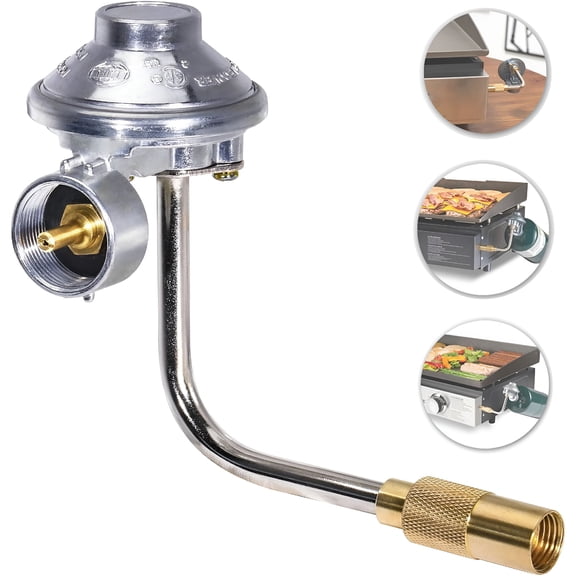 HIBIBUD Regulator,Griddles Regulator,Replacement for 17" and 22" Tabletop Griddles,Griddle Regulator Replacement Parts Connect 1 lb to 20 lb Propane Tank