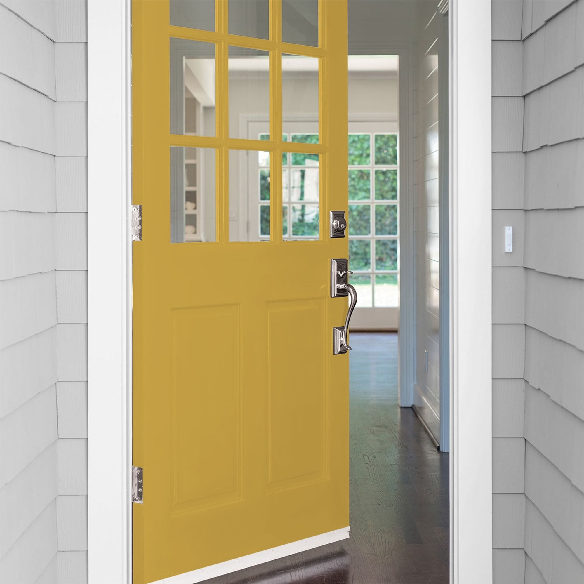 Glidden High Endurance Plus Golden Field Semi Gloss Exterior Paint and Primer, 1 Gallon