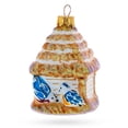 thumbnail image 2 of Birdhouse with Bluebirds Glass Christmas Ornament, 2 of 5