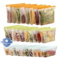 thumbnail image 1 of Bolsa de 28 Bolsas de Almacenamiento de Alimentos Reutilizables, Bolsas de Sándwich sin Bpa para Almuerzo, Fruta, Ensalada, 1 of 9