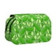 thumbnail image 1 of Disketp Green Cucumber Estuche de Lápices de Doble Capa con Tapa Abatible y Cremallera, Organizador Escolar para Adolescentes y Adultos, 1 of 7