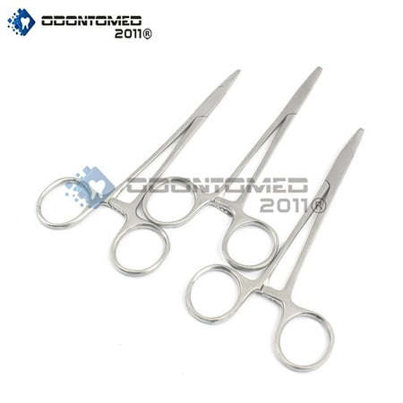 Halsey Needle Holder Smooth Jaws - Odontomed2011® 3 Pcs Stainless Steel Webster Needle Holder 5.5
