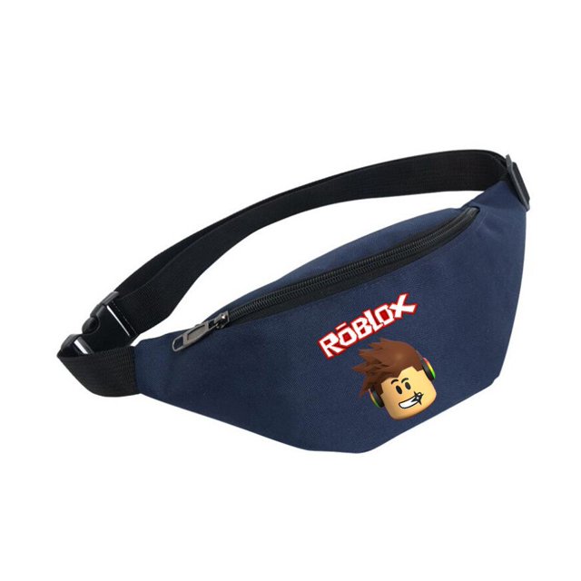 ROBLOX-riñonera de moda periférica para hombre y mujer, monedero creativo de gran capacidad, bolso de cintura deportivo para teléfono móvil